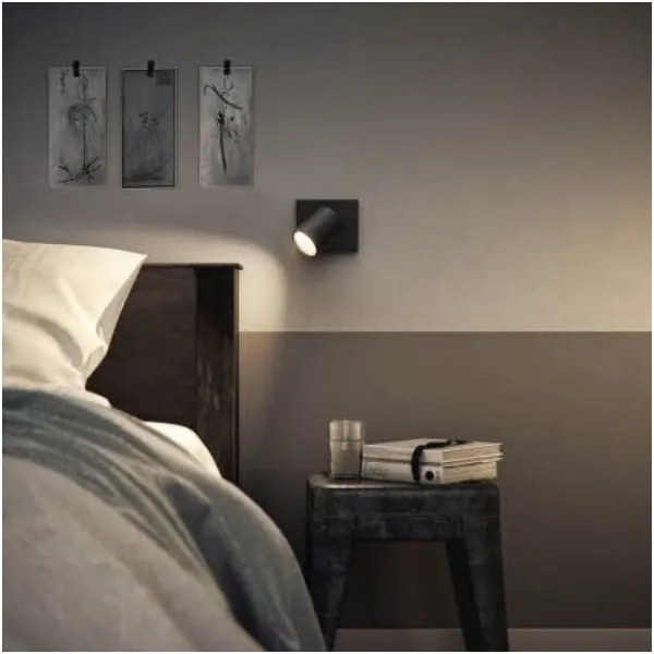 Philips - Luce Spot RUNNER 1xGU10/20W/230V nero