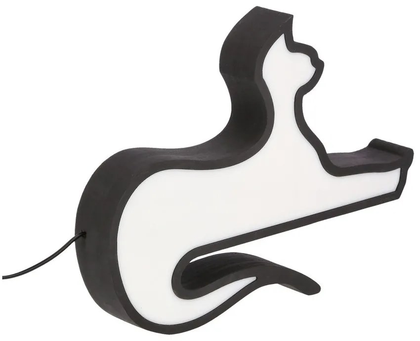 Lampada per bambini nera Cat - Candellux Lighting