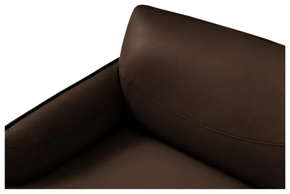 Divano in pelle marrone , 175 x 90 cm Neso - Windsor &amp; Co Sofas