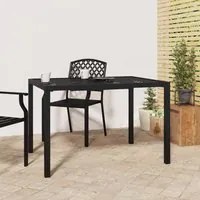 Tavolo da Giardino Antracite 110x80x72 cm Acciaio 362745