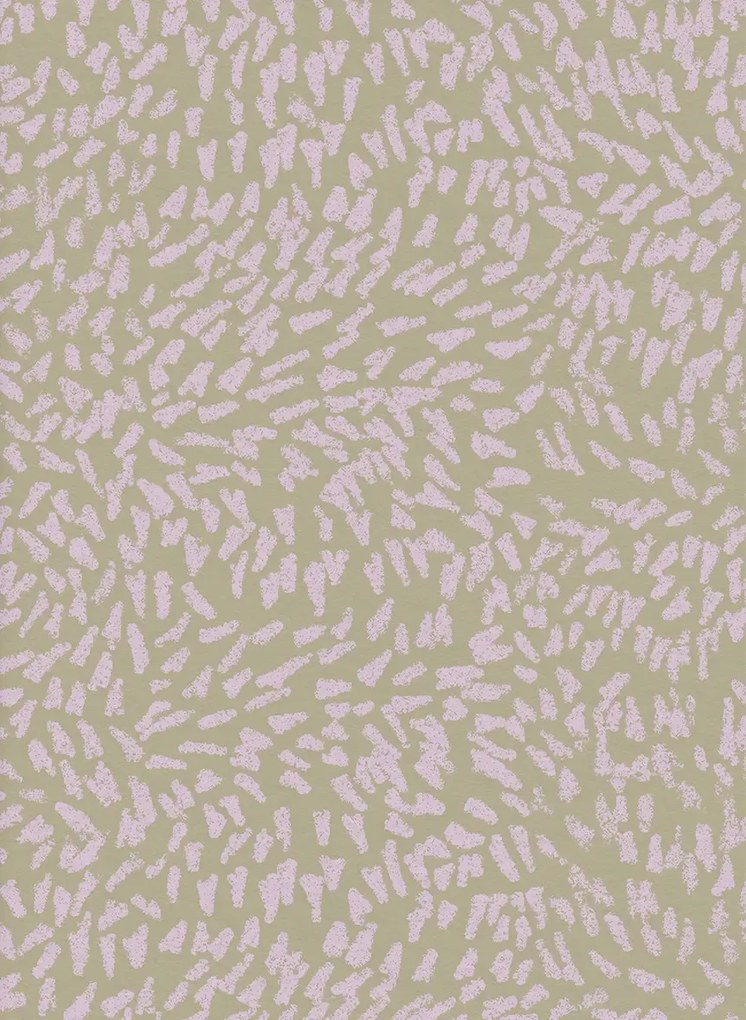 Sian Zeng Carta da parati Grass - Pink/ Green
