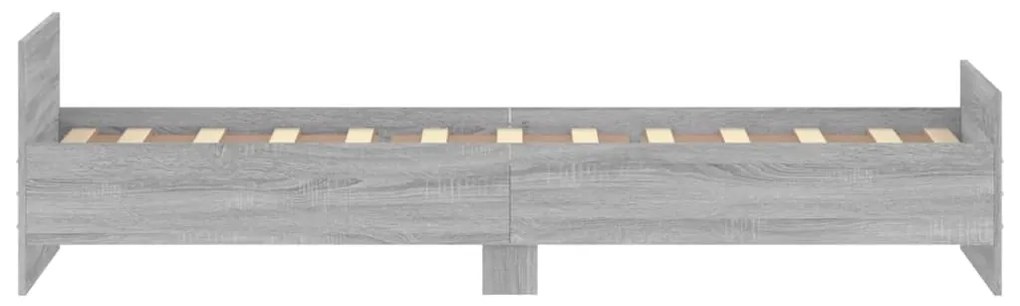 Giroletto grigio sonoma 75x190cm small single legno multistrato