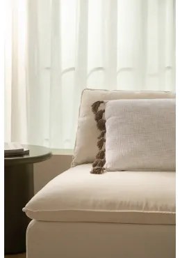 Cuscino Quadrato In Cotone (45x45 Cm) Botucau Beige Crema - Sklum
