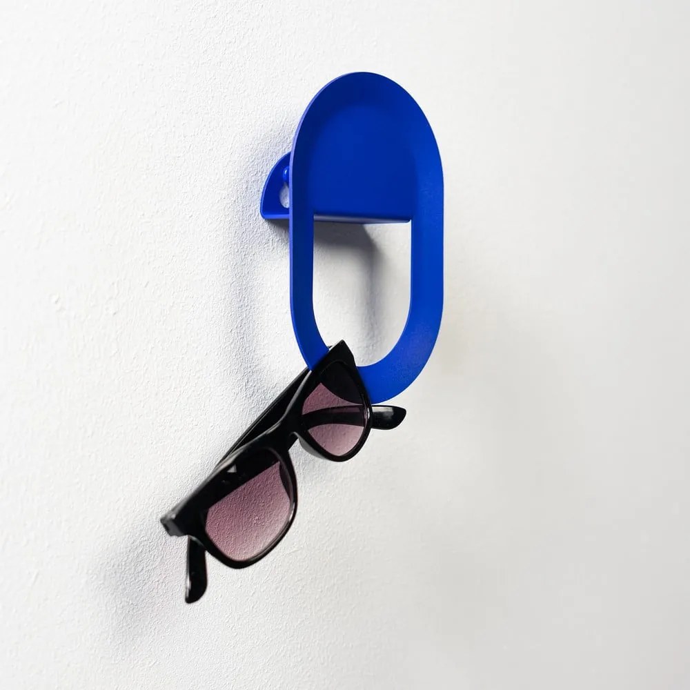 Gancio da parete blu in acciaio Coucou – Spinder Design