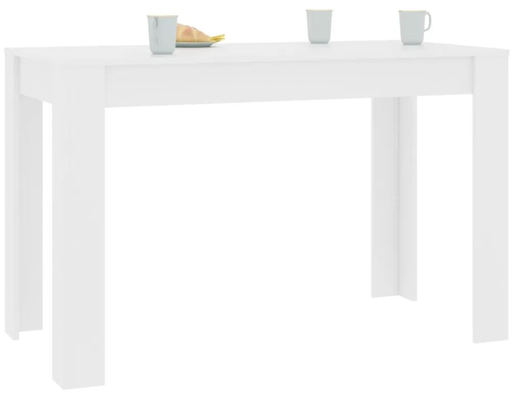Tavolo da pranzo bianco 120x60x76 cm in legno multistrato
