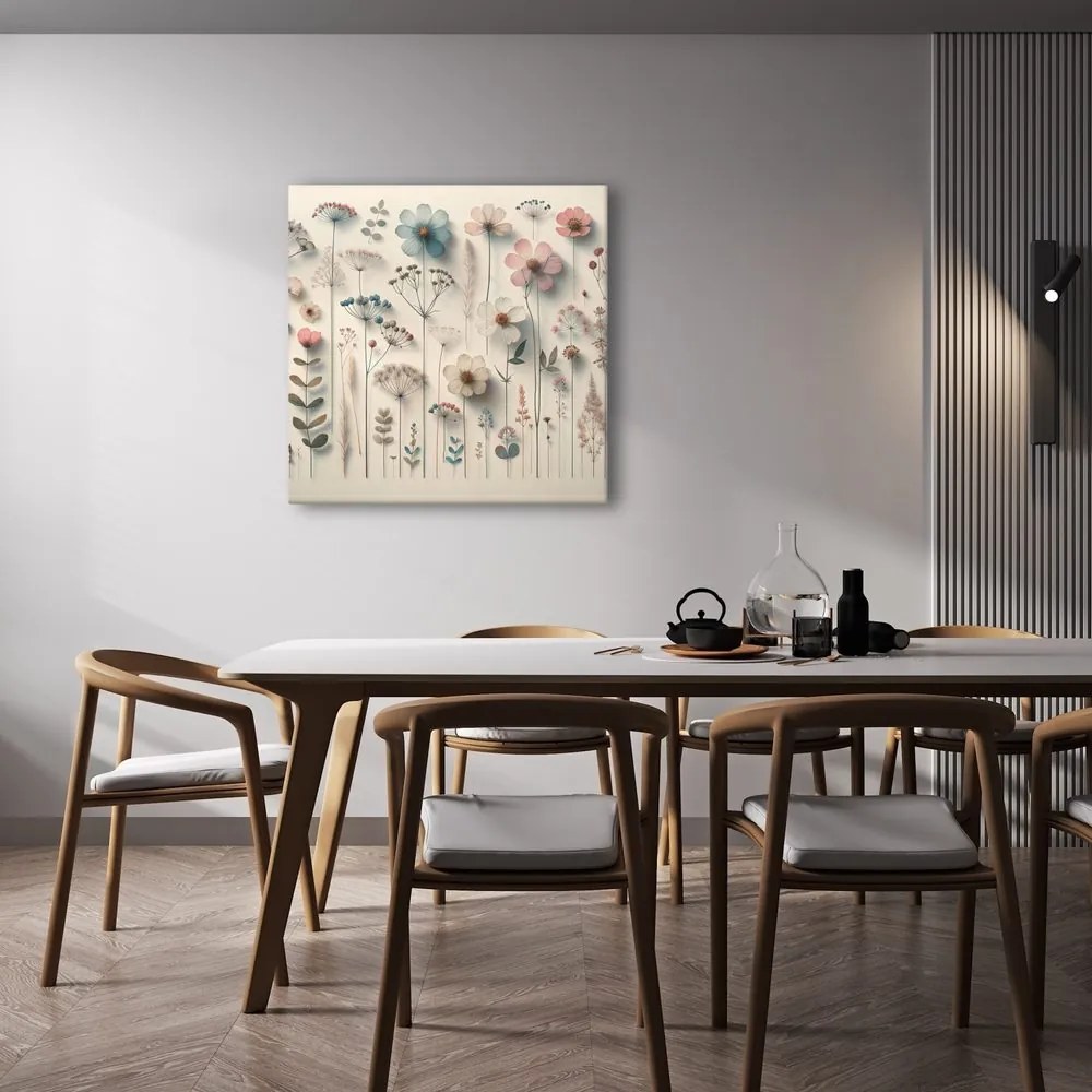 Quadro su tela – Fiorellini di prato in stile romantico