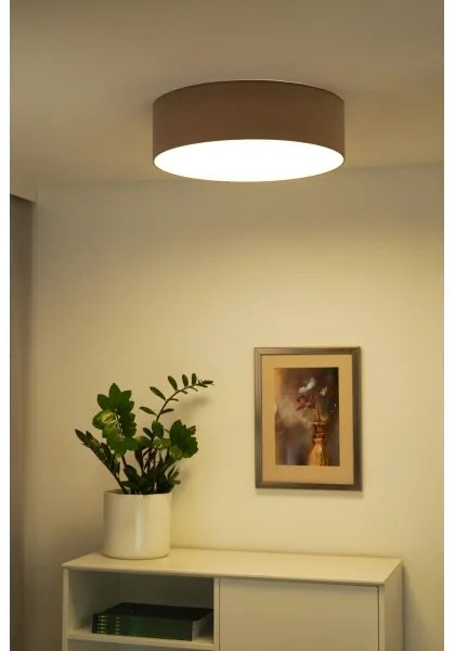 Duolla - Lampada LED da soffitto CORTINA LED/26W/230V Ø30 cm 4000K marrone