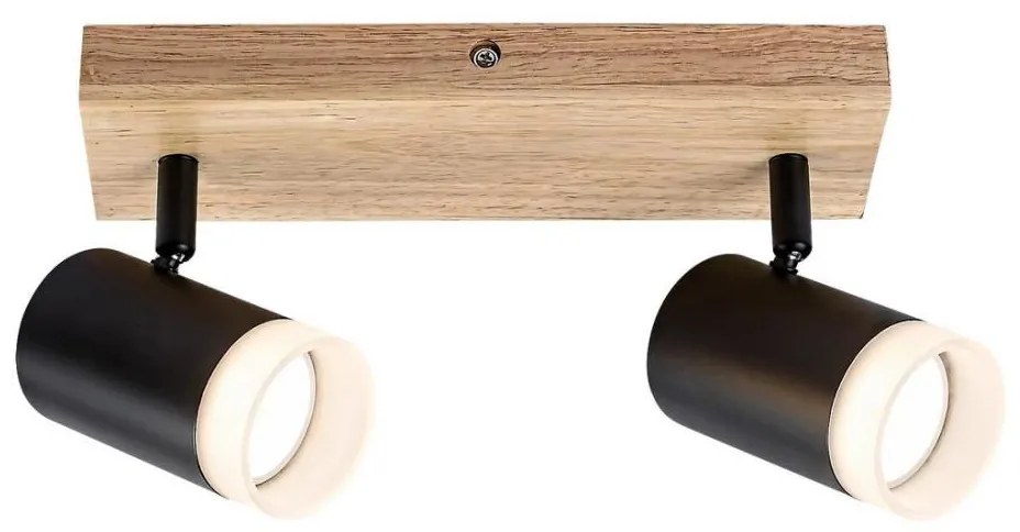 Rabalux 73122 - Plafoniera TORAS 2xGU10/5W/230V rovere