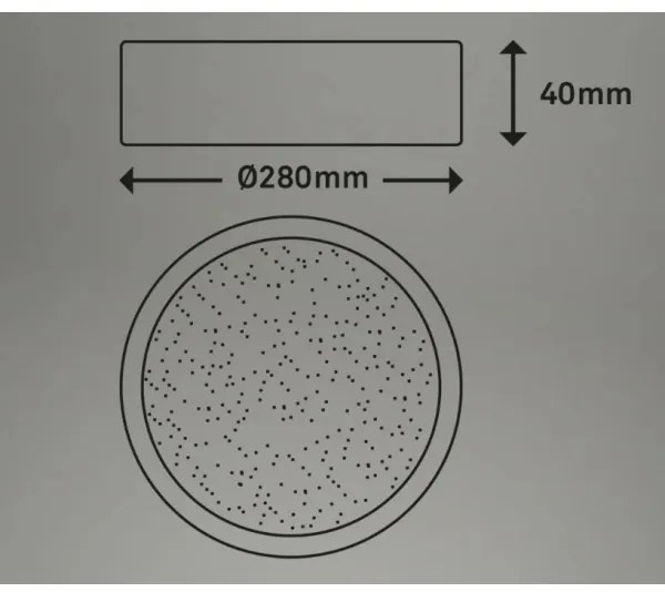 Briloner 3701-015 - Plafoniera LED dimmerabile RUNA LED/18W/230V + +TC