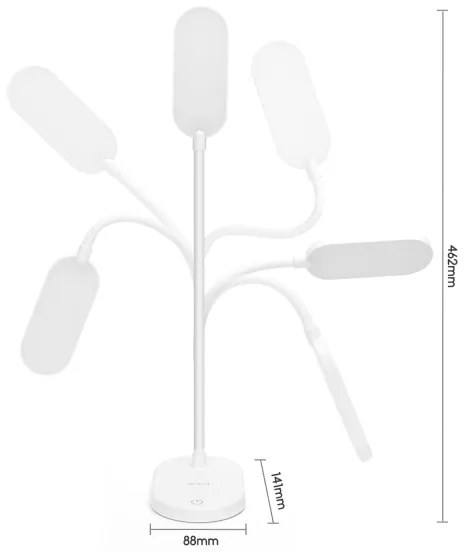 Aigostar - Lampada da tavolo LED dimmerabile con funzione Touch LED/3W/5V