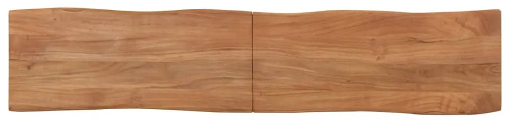 Panca 160 cm in legno massello di acacia e acciaio