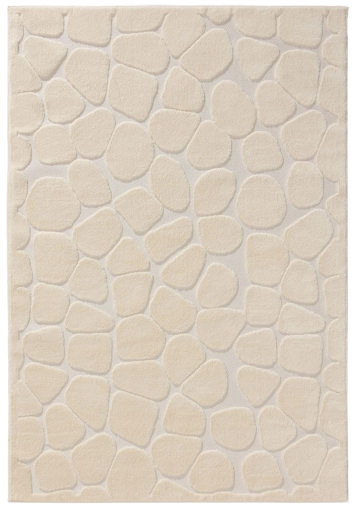 benuta Pop Tappeto Senna Crema 80x150 cm - Tappeto design moderno soggiorno