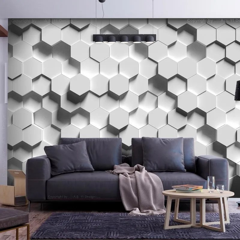 Fotomurale adesivo  Hexagonal Awareness  Larghezza x Altezza Home decor 196x140