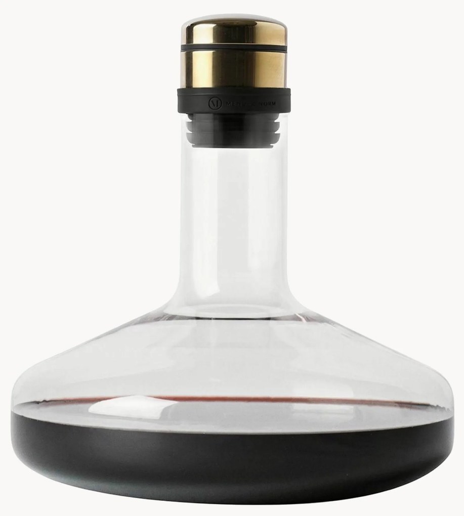 Decanter con coperchio dorato Deluxe, 1.4 L