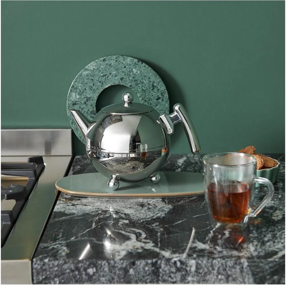 Teiera argentata in acciaio inox 1,2 l Bella Ronde – Bredemeijer
