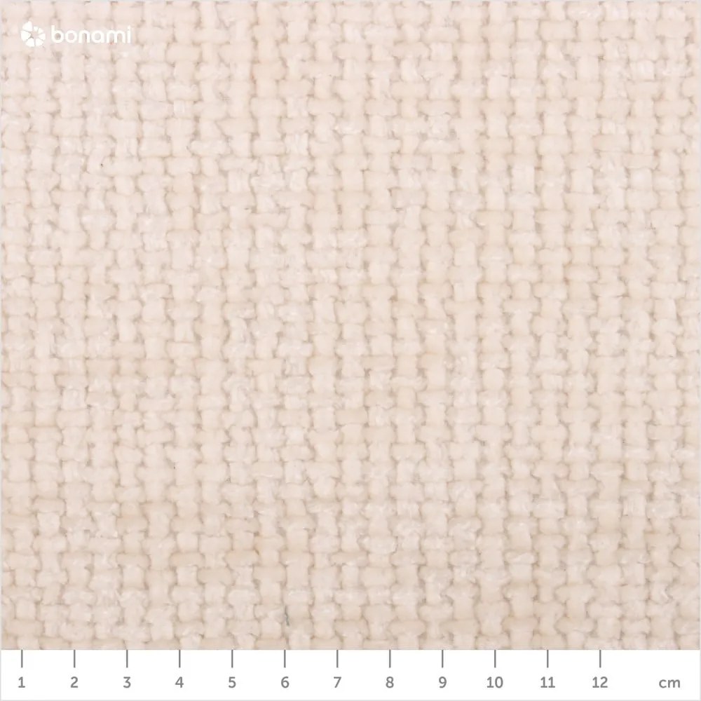 Letto color crema imbottito con spazio contenitivo 180x200 cm Bellis – Micadoni Home