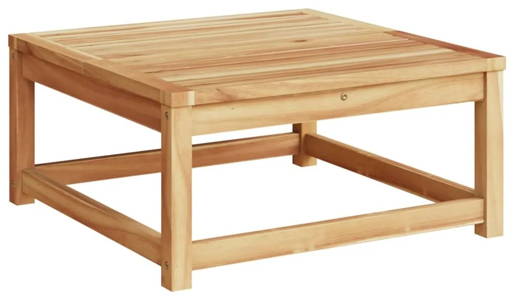 Set salotto da giardino 5 pz con cuscini legno massello acacia