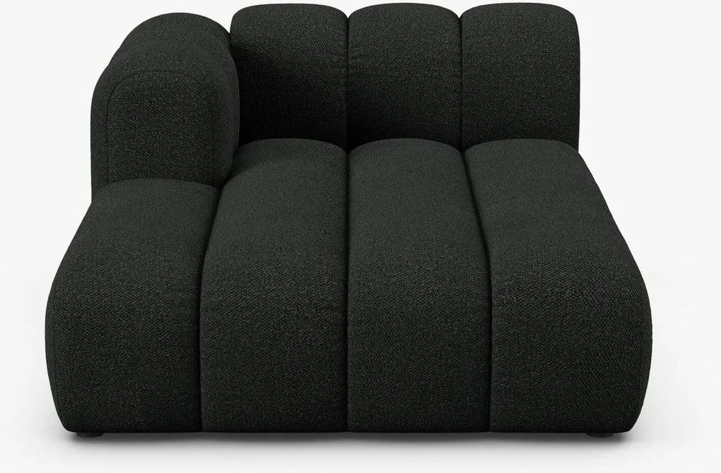 Chaise longue modulare Lupine in bouclé – L177 cm