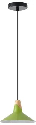 Lampadario a sospensione con filo 1xE27/15W/230V verde