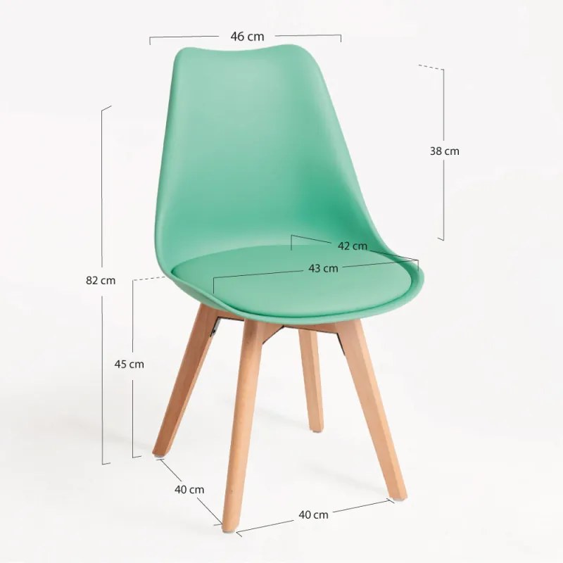 Sedia Synk Basic - Verde Jade