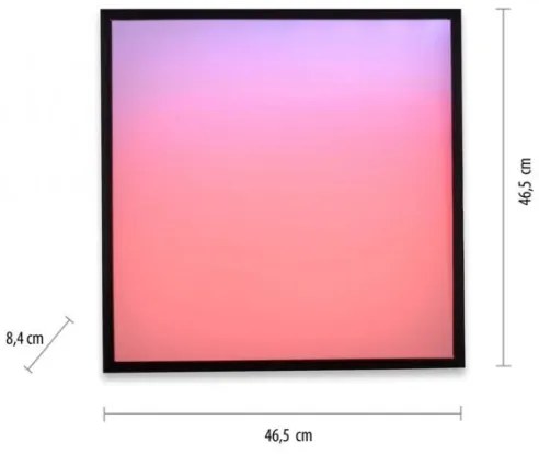 JUST LIGHT. 14110-18-LED RGBW Lampada dimmerabile MARIO BLACK LED/19,5W/230V+RC