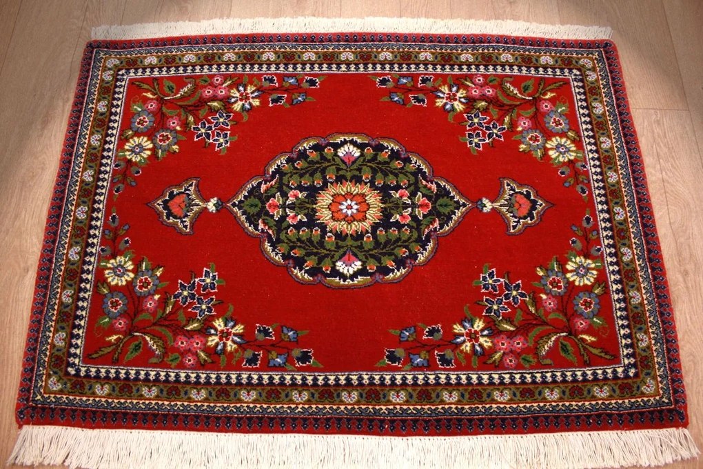 Ghom Tappeto 100x70 (Iran) Annodato A Mano