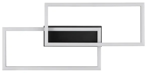 Brilliant - Plafoniera LED JORVIC LED/21W/230V 29x60 cm nera