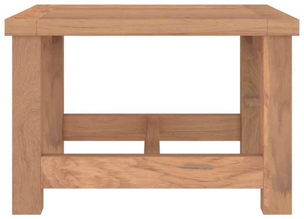 Tavolino da salotto 45x45x30 cm in legno massello di teak