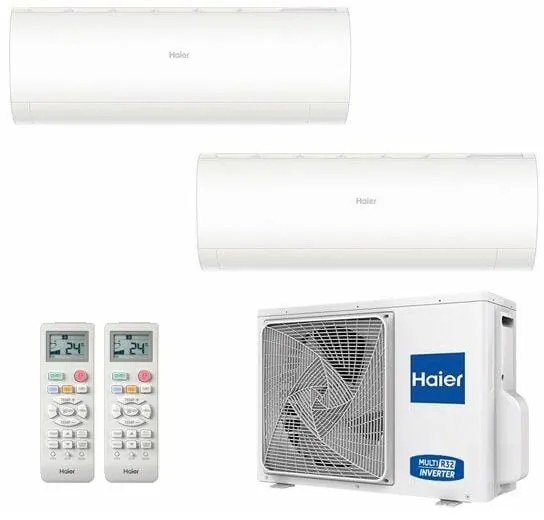 Haier - Climatizzatore Dual Split Pearl 7000+12000 2U50S2SM1FA R-32 a++/a+ 7+12