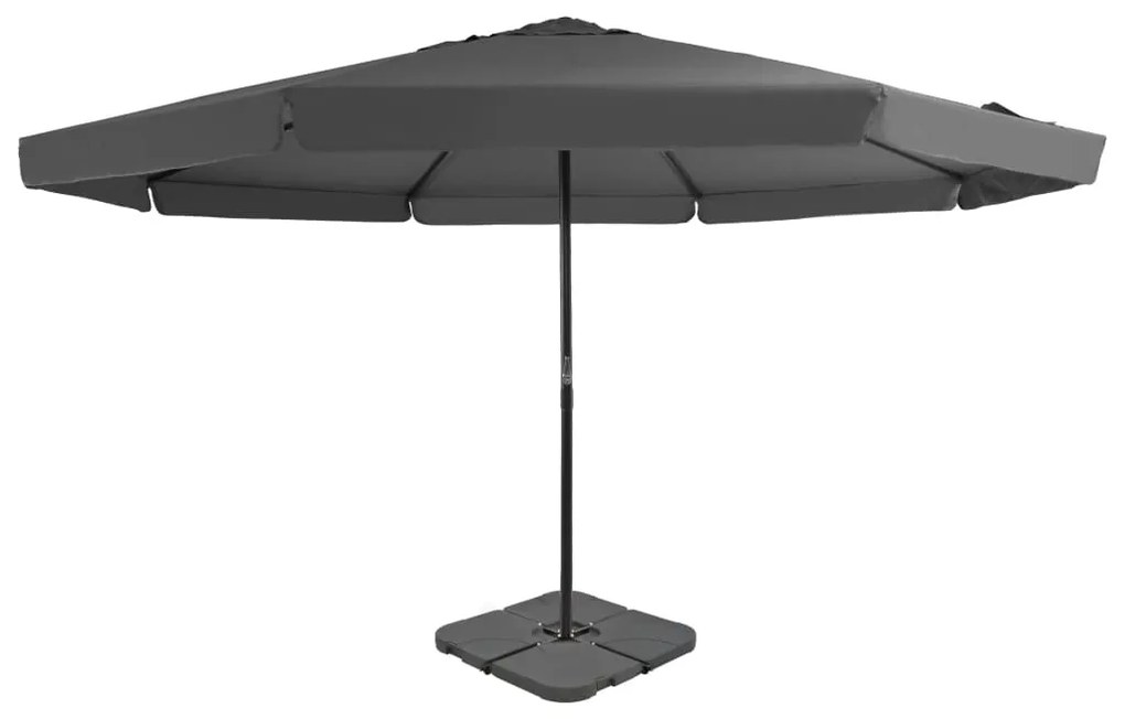 Parasole Da Giardino Con Base Portatile Antracite /