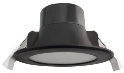 Lampada LED da incasso per bagni LED/7W/230V 4000K nero IP44