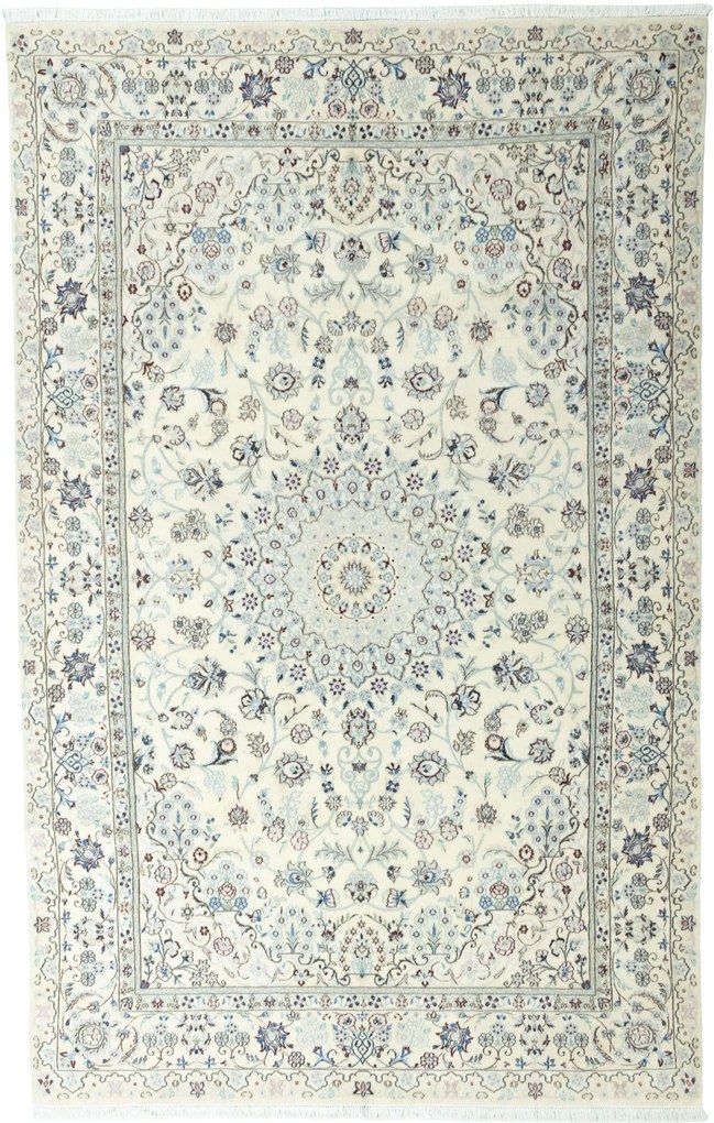 Nain Tappeto 310x200 Beige (Iran) Annodato A Mano