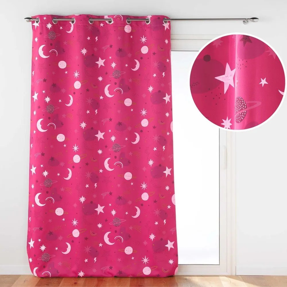 Tenda per bambini rosa oscurante 140x260 cm Moonlight – douceur d'intérieur