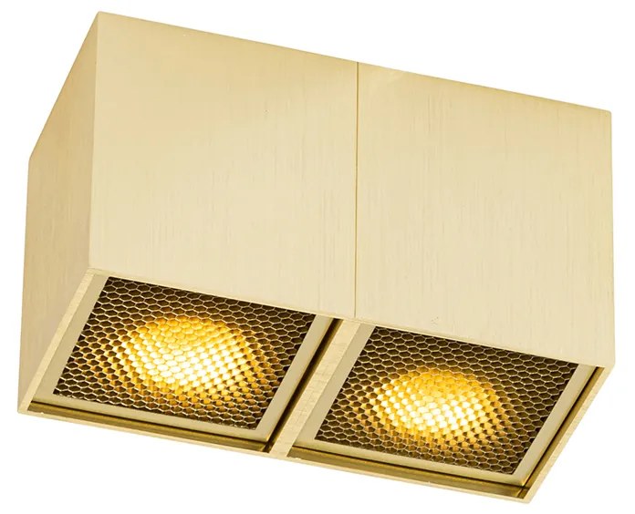 Faretto da soffitto di design oro 2 luci - Qubo Honey