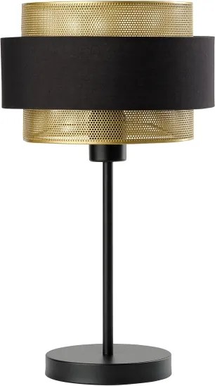 Osram - Lampada da tavolo DECOR HORNET 1xE27/10W/230V nera/dorata