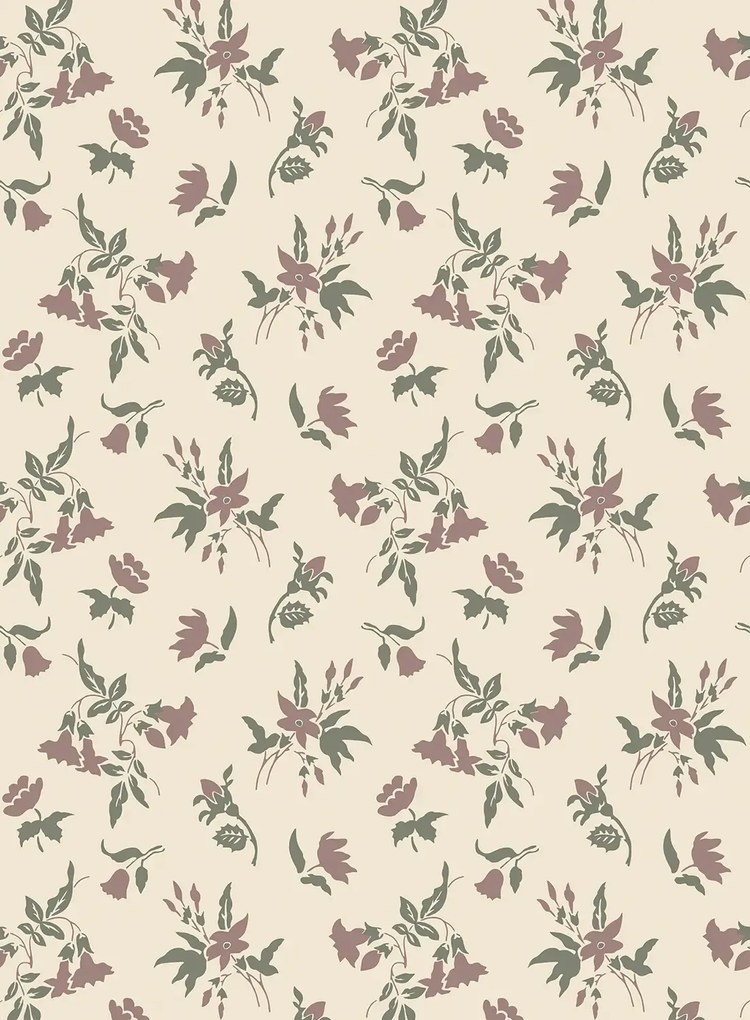 Farrow & Ball Tapete Auguste - White Tie/ Treron