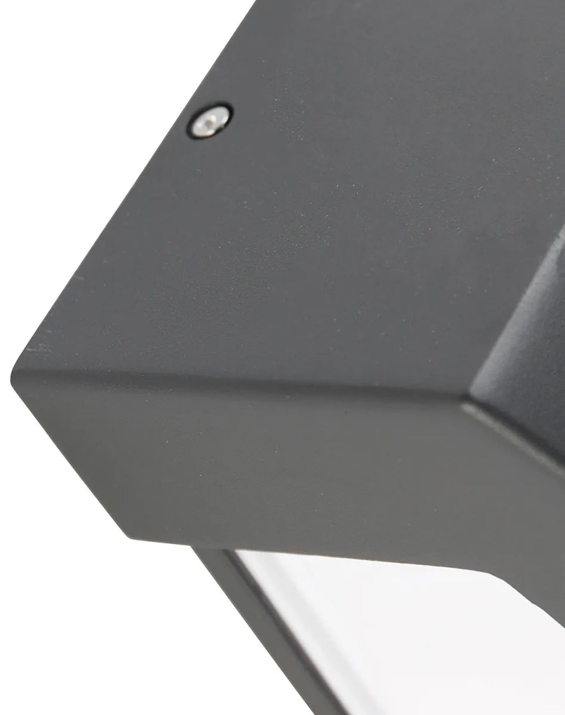 Applique da parete moderna antracite IP44 - Hurricane 1