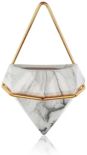 SET 2x Fioriera da parete SEMELA 23x20 cm oro