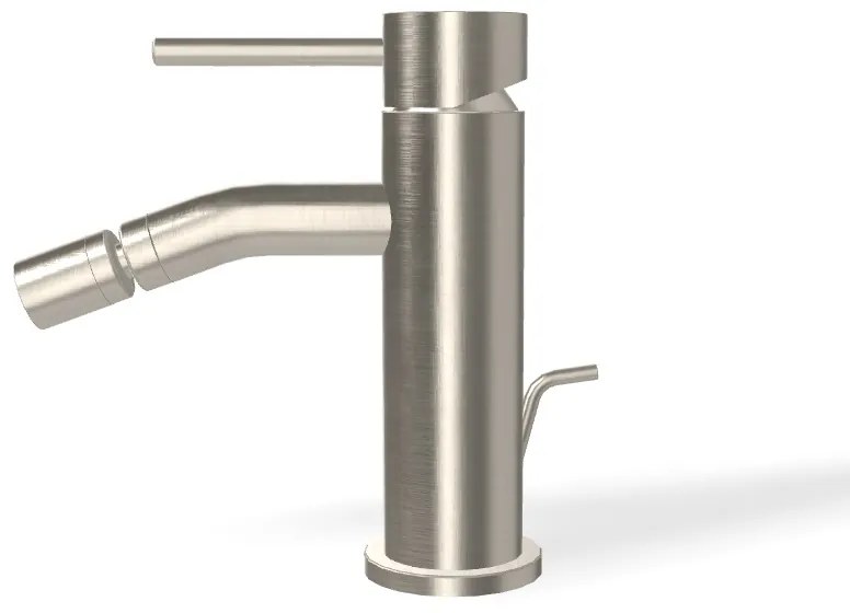 Miscelatore bidet in ottone nickel spazzolato Spillo Up Fima Carlo Frattini