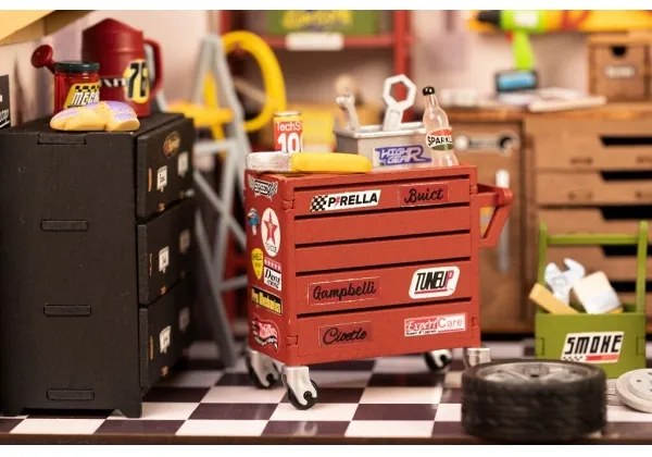 RoboTime - Casa in miniatura Garage 2xAAA