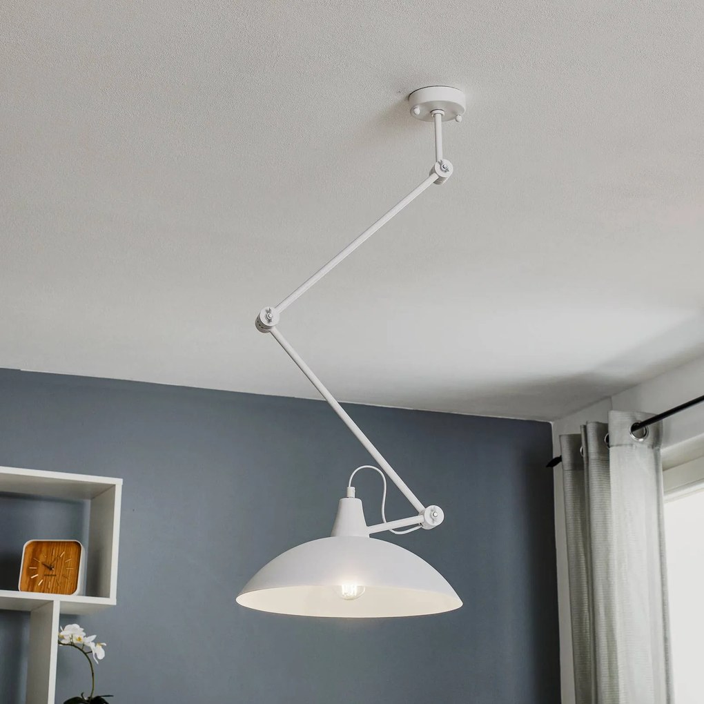 ALDEX Plafoniera 808 regolabile a 1 luce bianca