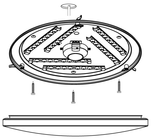 Eglo 97873 - Plafoniera LED FRANIA LED/33,5W/230V