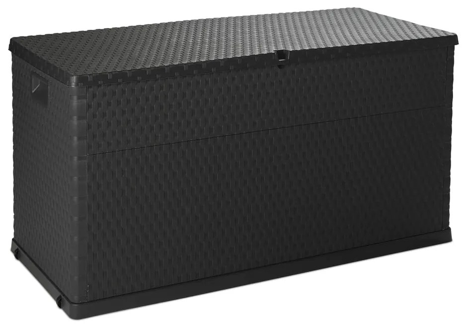Cassetta portaoggetti da giardino grigio scuro Rattan - Toomax