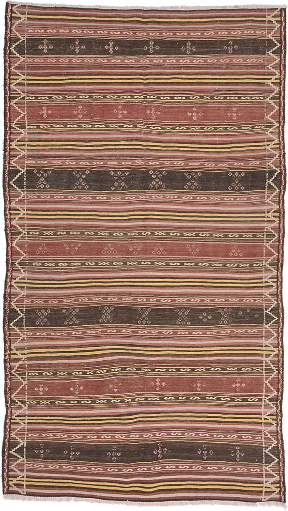 Kilim Tappeto persiano 270x150 (Iran) Tessuto A Mano
