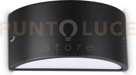 Rex-2 applique a parete ip44 1 luce attacco e27 nero