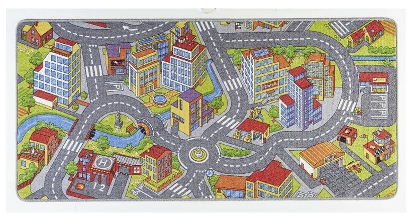 Tappeto da gioco per bambini 200x300 cm Smart City – Hanse Home