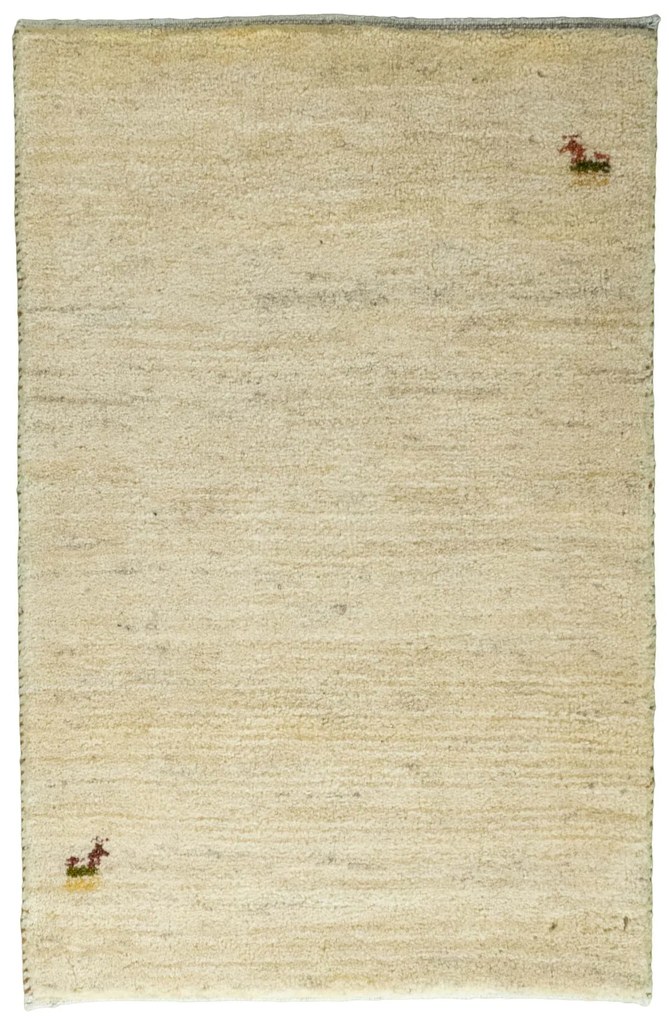 Gabbeh Tappeto persiano 60x90 Beige (Iran) Annodato A Mano