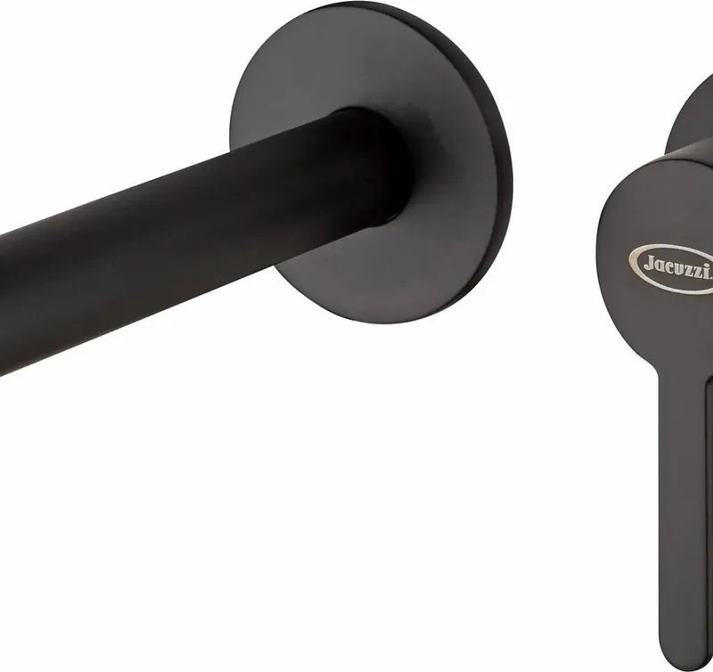 Rubinetto per lavabo Baleno nero JACUZZI RUBINETTERIA getto laminare cristallino