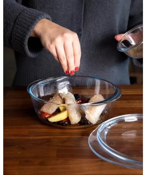Pirofila da forno con coperchio PYREX 2,1 l