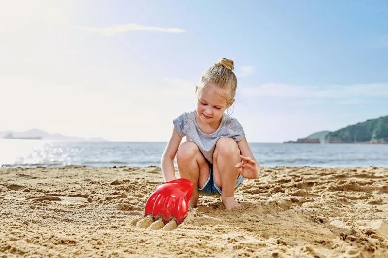 Grande zampa, rossa - Giocattolo da spiaggia